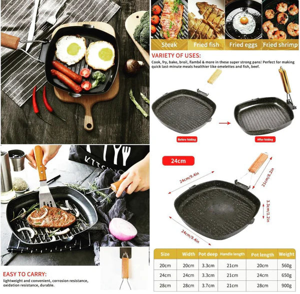 Die Cast Square Grill Pan Non Stick