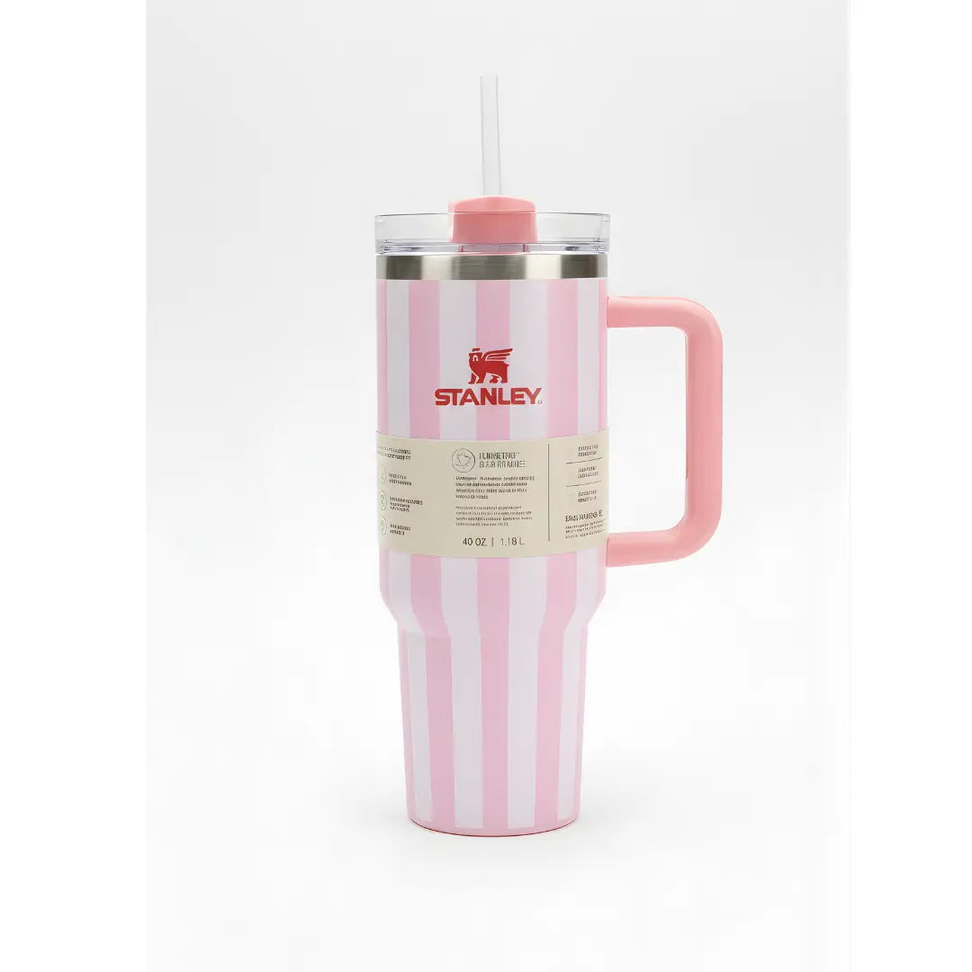Stanley Quencher Tumbler 40 oz -Cabana Stripes