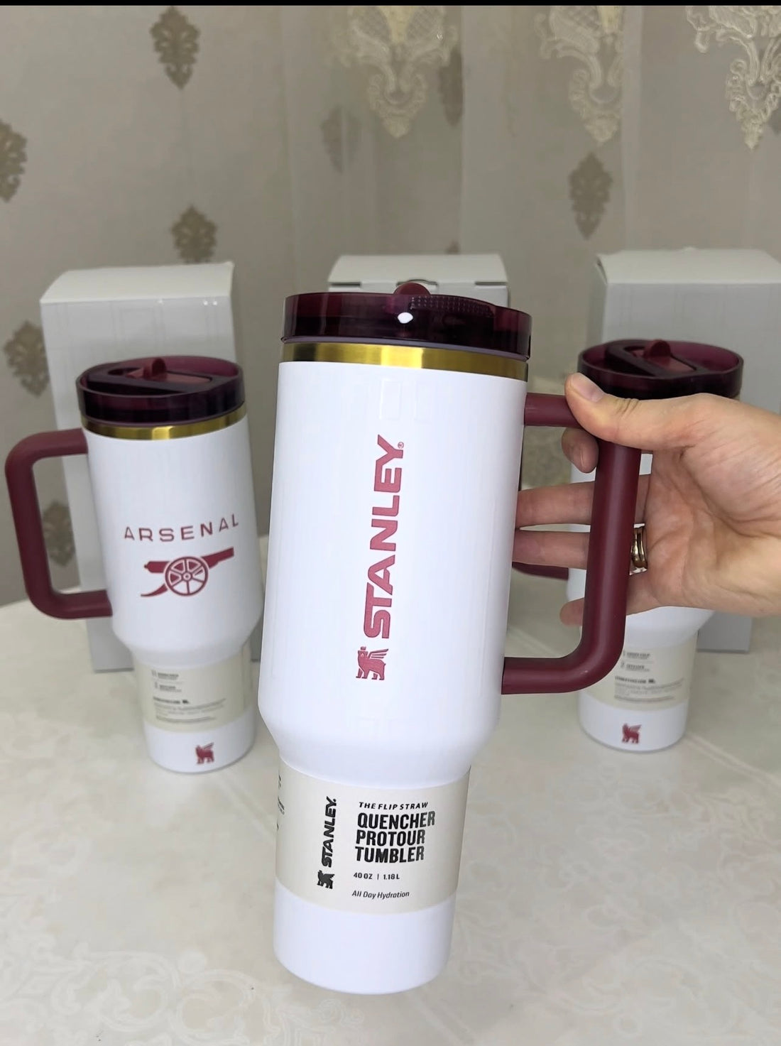 Original Stanley x Arsenal Quencher ProTour Tumbler | 40oz