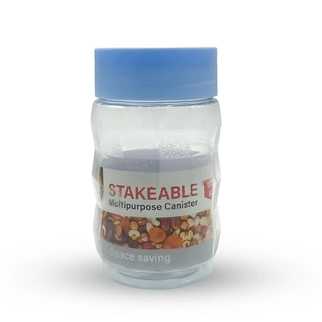 Happy Stakeable Plastic Jar (1000ml)