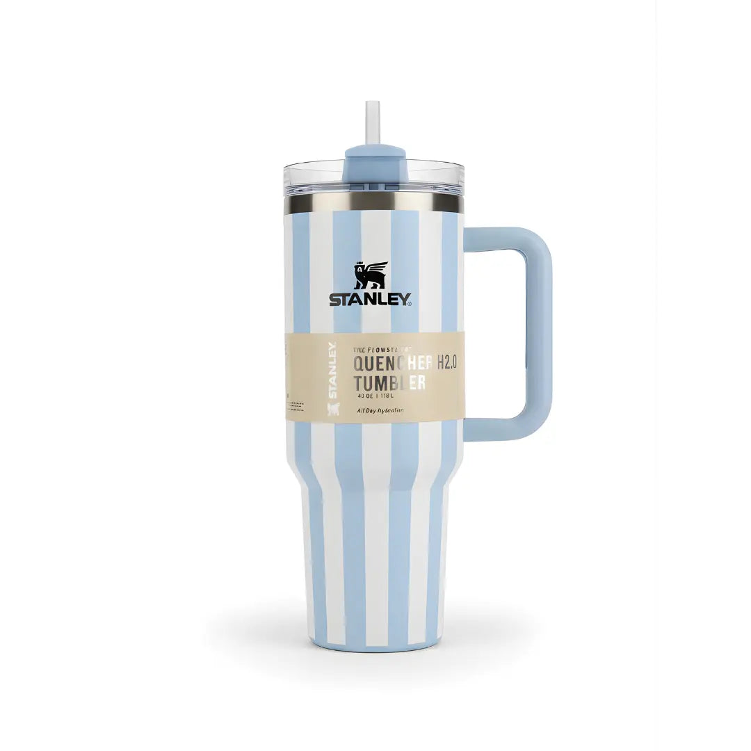 Stanley Quencher Tumbler 40 oz -Cabana Stripes