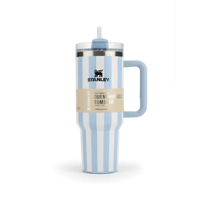 Stanley Quencher Tumbler 40 oz -Cabana Stripes
