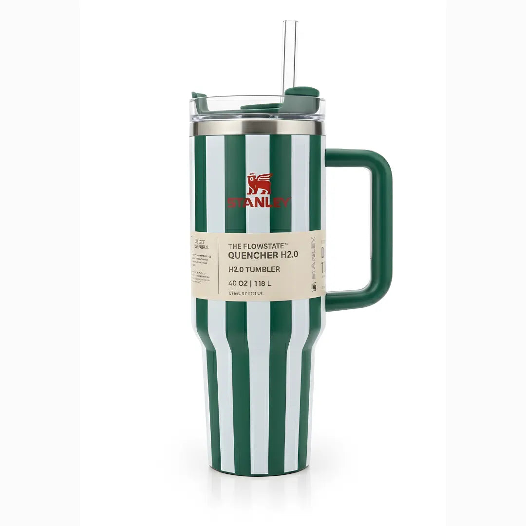 Stanley Quencher Tumbler 40 oz -Cabana Stripes