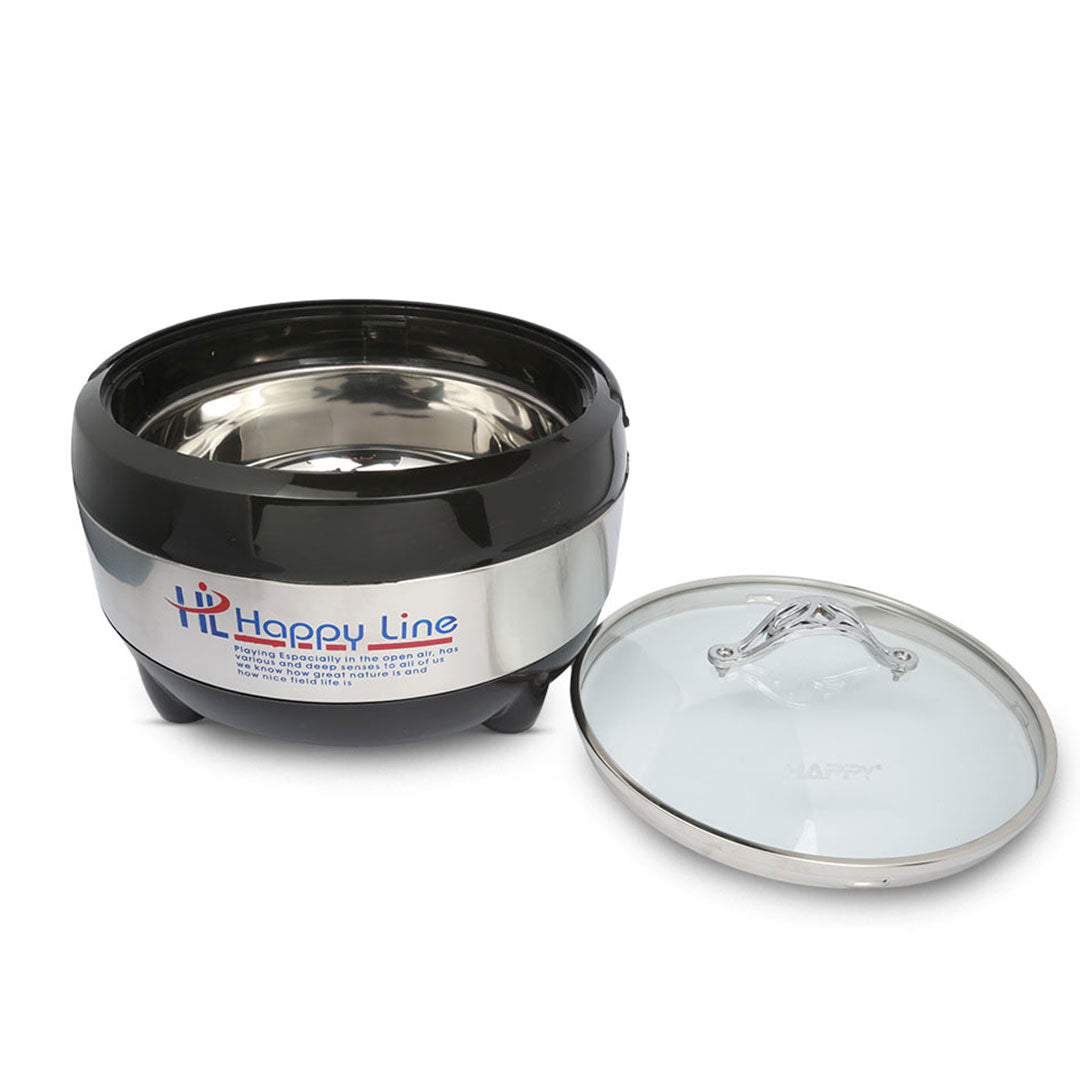 Happy Line 3 pcs set with Glass Lid