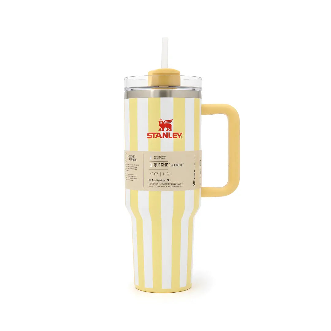 Stanley Quencher Tumbler 40 oz -Cabana Stripes