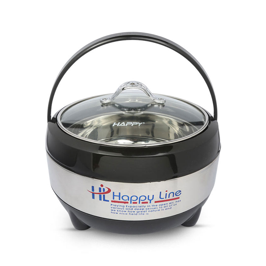 Happy Line 3 pcs set with Glass Lid