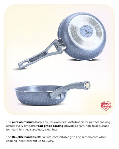 XELENT FRYING PAN 24 CM  WITH LID