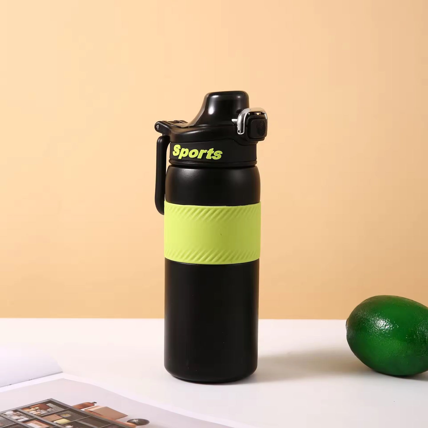 Sports Vacuum Insulated Tumbler with Handle & Lid
