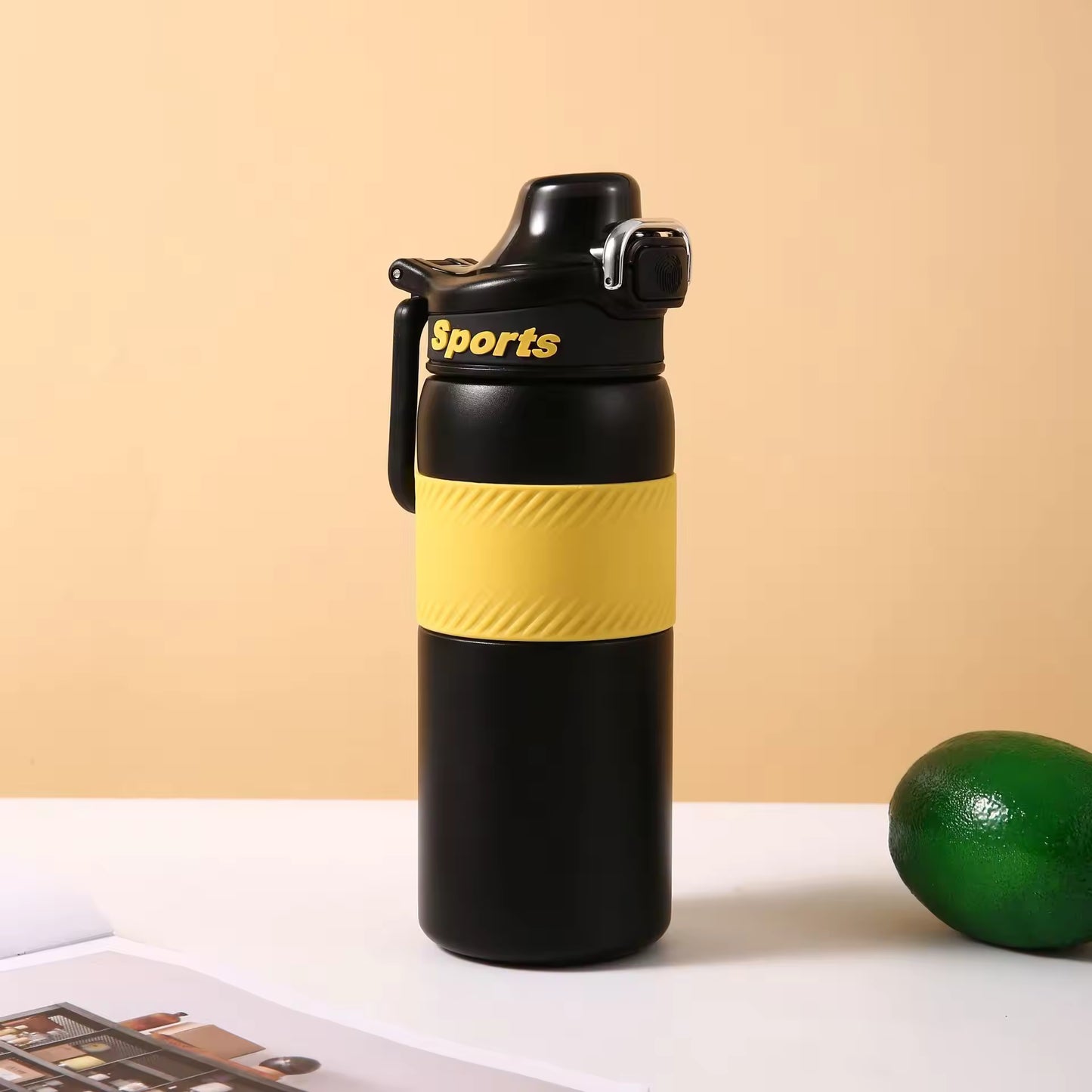 Sports Vacuum Insulated Tumbler with Handle & Lid