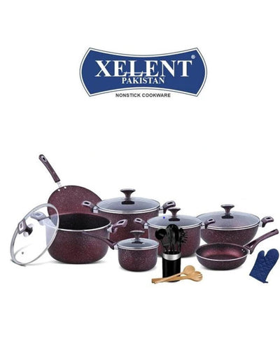 XELENT JUMBO  SET 19 PCS MAHROON