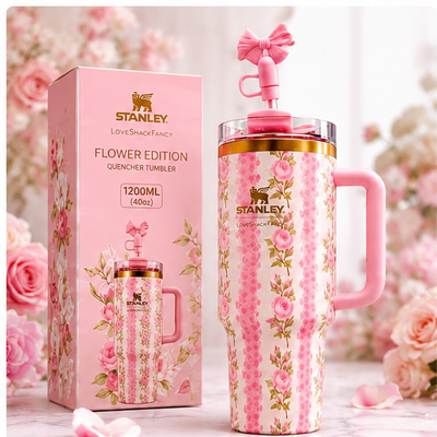 40oz Stanley Floral Tumbler