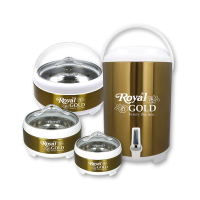 Royal gold 4pcs Hotpot Set