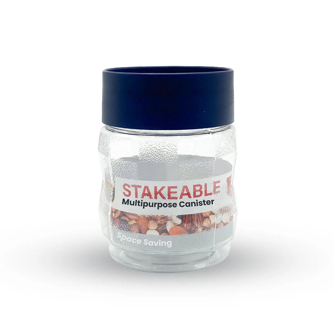 Happy Stakeable Plastic Jar (750ml)