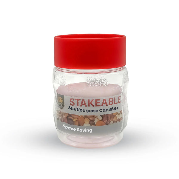 Happy Stakeable Plastic Jar (750ml)