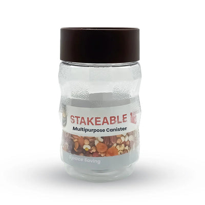 Happy Stakeable Plastic Jar (1000ml)