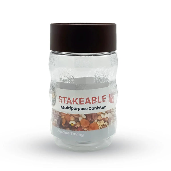 Happy Stakeable Plastic Jar (1000ml)