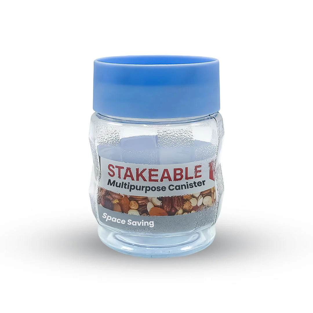 Happy Stakeable Plastic Jar (750ml)