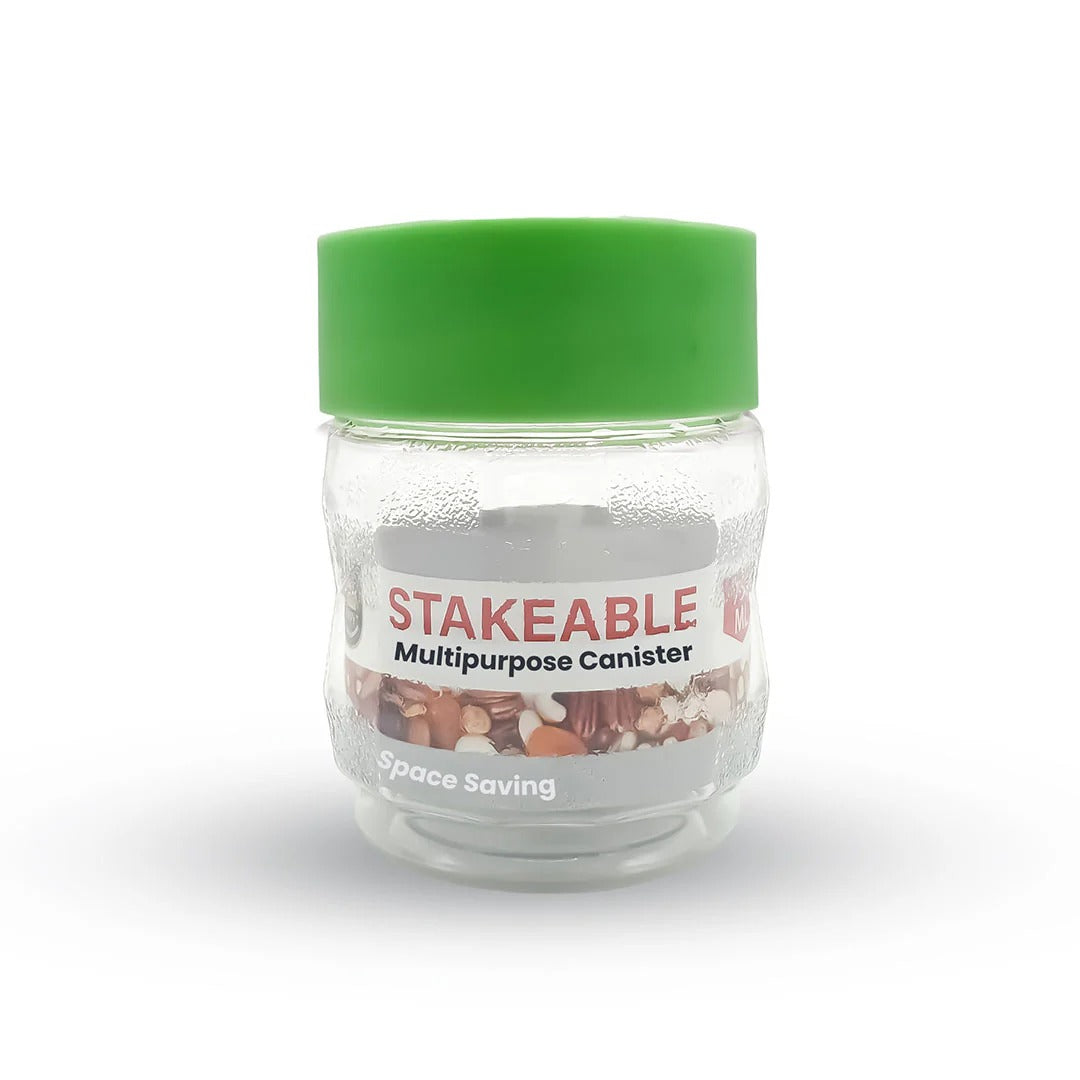Happy Stakeable Plastic Jar (750ml)