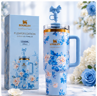 40oz Stanley Floral Tumbler